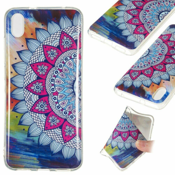 

Силиконовый (TPU) чехол Deexe LumiCase для Xiaomi Redmi 7A - Mandala Flower