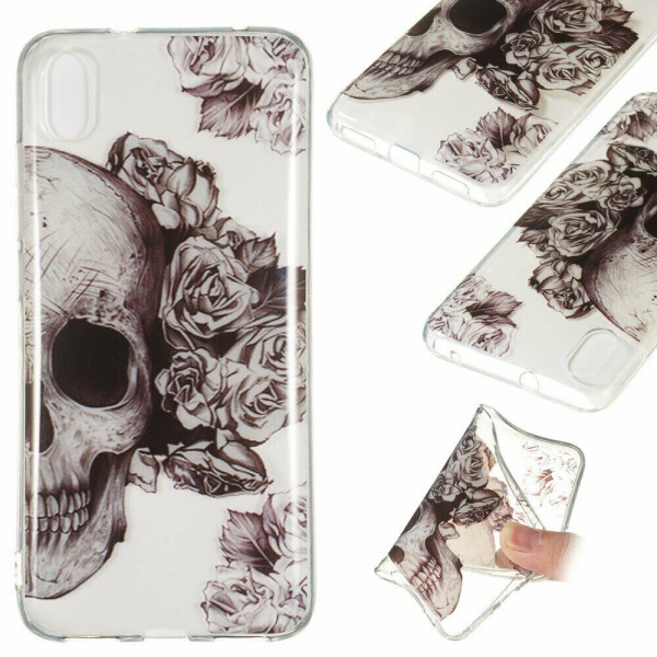 

Силиконовый (TPU) чехол Deexe Pretty Glossy для Xiaomi Redmi 7A - Skull