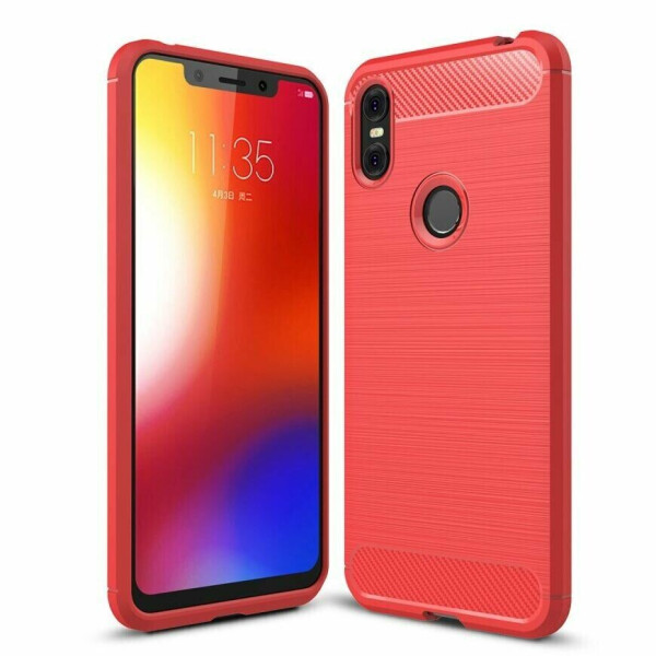 

Защитный чехол UniCase Carbon для Motorola One (XT1941-4) - Red