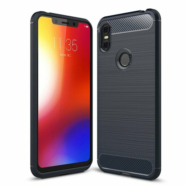 

Защитный чехол UniCase Carbon для Motorola One (XT1941-4) - Dark Blue