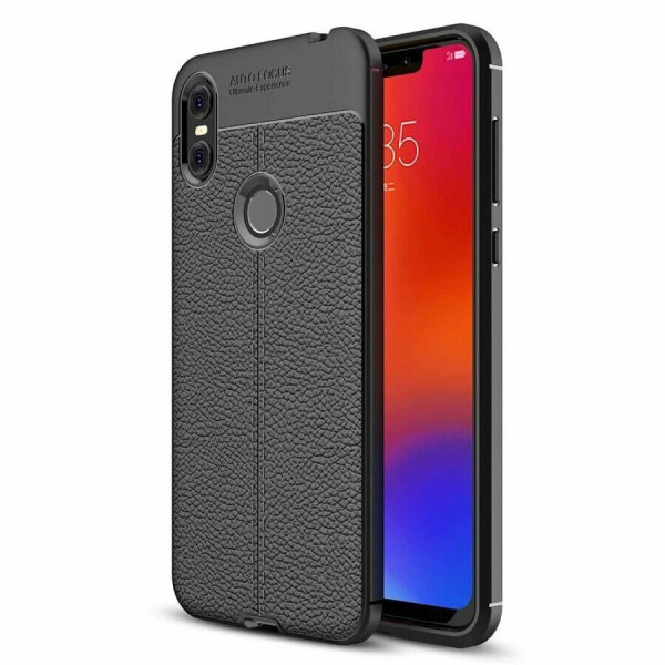 

Защитный чехол Deexe Leather Cover для Motorola One (XT1941-4) - Black