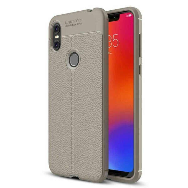 

Защитный чехол Deexe Leather Cover для Motorola One (XT1941-4) - Grey