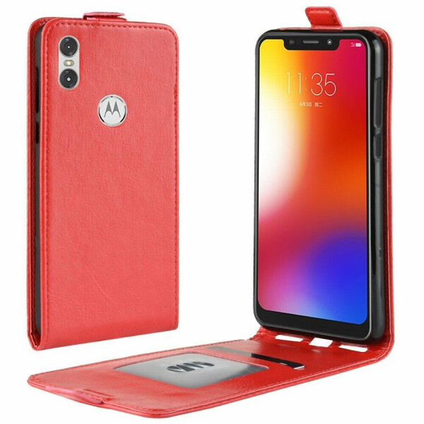 

Чехол Deexe Flip Case для Motorola One (XT1941-4) - Red