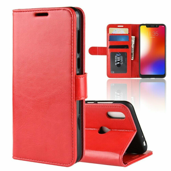 

Чехол-книжка Deexe Wallet Style для Motorola One (XT1941-4) - Red