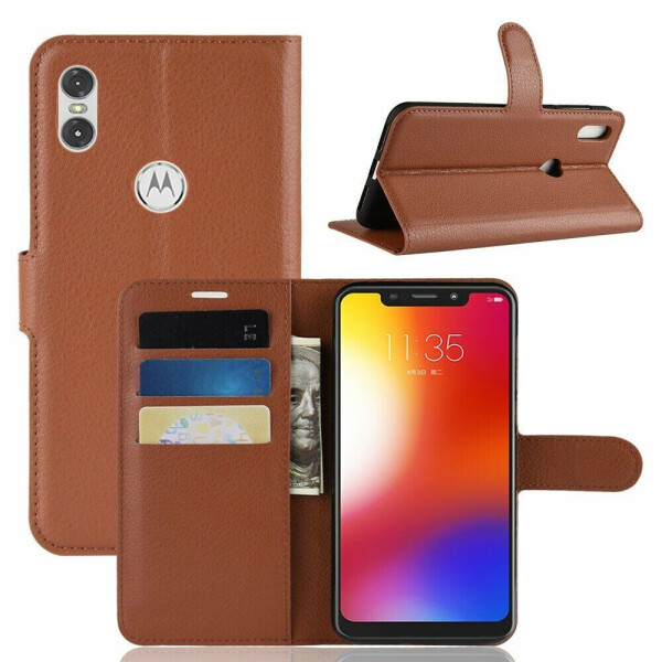 

Чехол-книжка Deexe Book Type для Motorola One (XT1941-4) - Brown