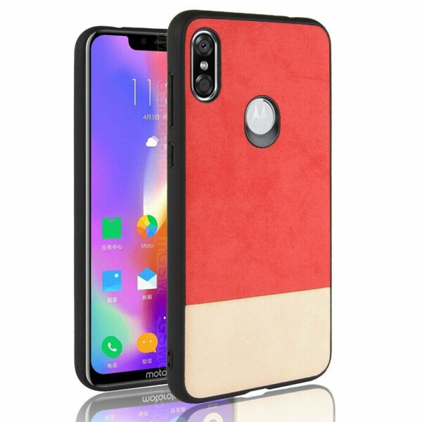 

Защитный чехол Deexe Elegant Series для Motorola One (XT1941-4) - Red