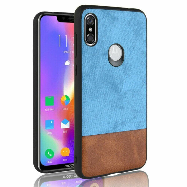 

Защитный чехол Deexe Elegant Series для Motorola One (XT1941-4) - Blue