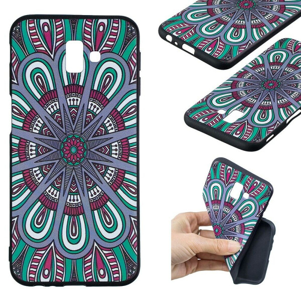

Силиконовый (TPU) чехол UniCase Color Style для Samsung Galaxy J6+ (J610) - Symmetric Embossment Patterned TPU