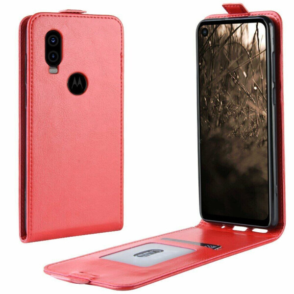 

Чехол Deexe Flip Case для Motorola One Vision (XT1970) - Red