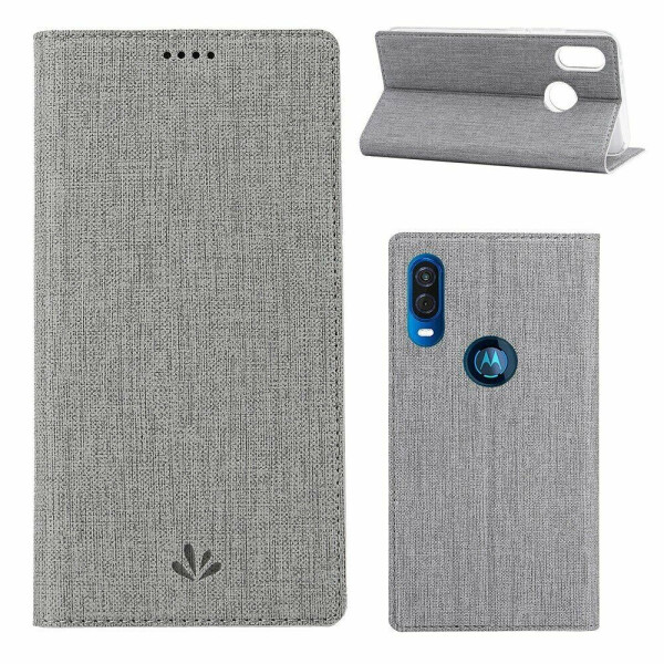 

Чехол-книжка VILI DMX Style для Motorola One Vision (XT1970) - Grey