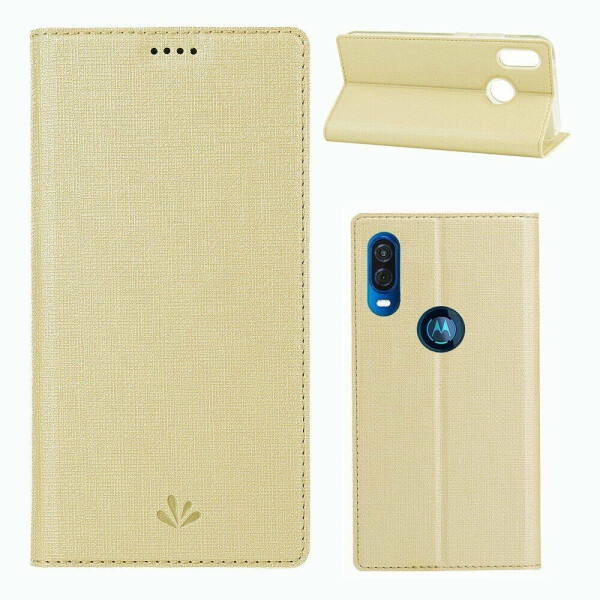 

Чехол-книжка VILI DMX Style для Motorola One Vision (XT1970) - Gold