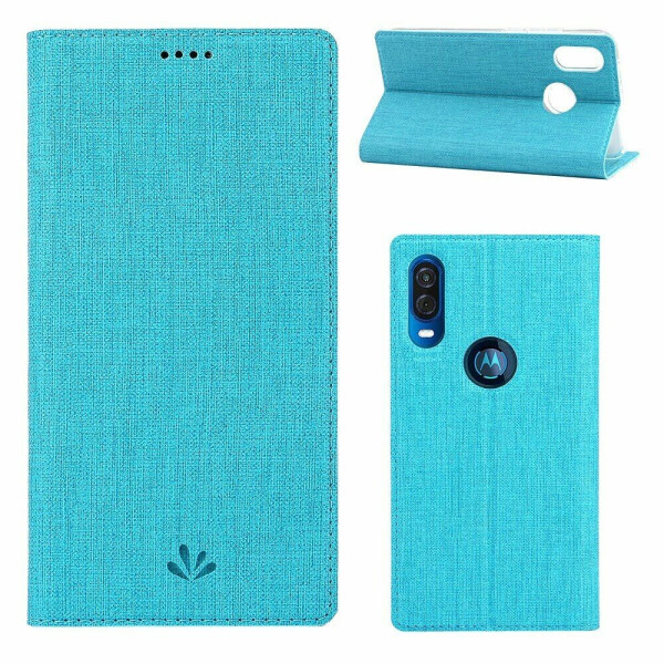 

Чехол-книжка VILI DMX Style для Motorola One Vision (XT1970) - Blue