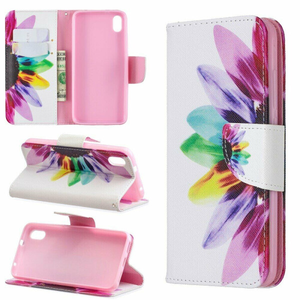

Чехол-книжка Deexe Color Wallet для Xiaomi Redmi 7A - Petals Pattern