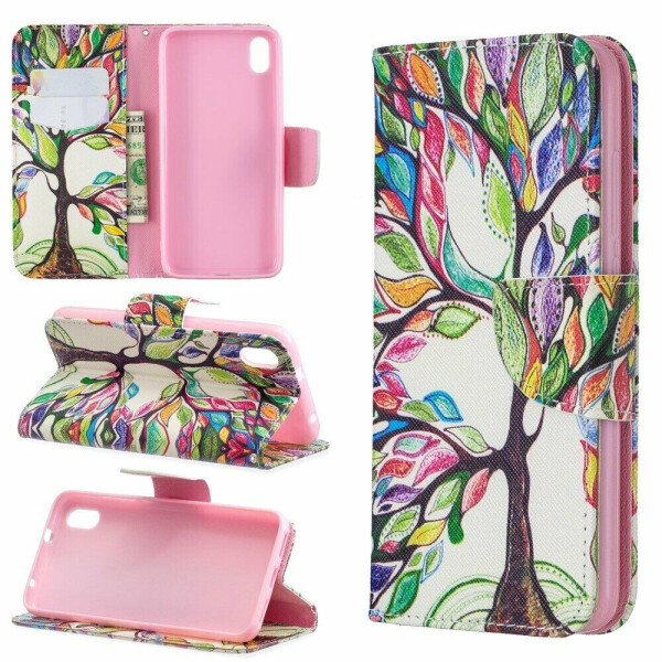 

Чехол-книжка Deexe Color Wallet для Xiaomi Redmi 7A - Colorized Tree