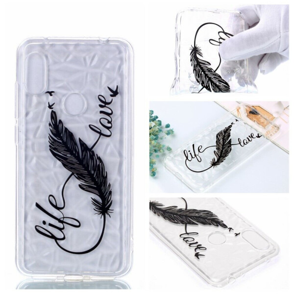 

Силиконовый чехол UniCase 3D Diamond Pattern для Xiaomi Redmi Note 6 / Note 6 Pro - Feather