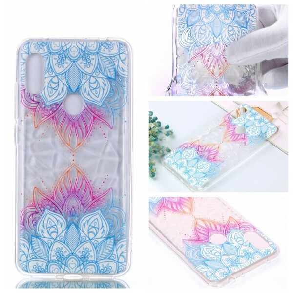 

Силиконовый чехол UniCase 3D Diamond Pattern для Xiaomi Redmi Note 6 / Note 6 Pro - Lotus