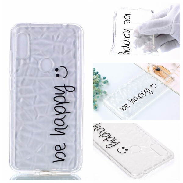 

Силиконовый чехол UniCase 3D Diamond Pattern для Xiaomi Redmi Note 6 / Note 6 Pro - Be Happy