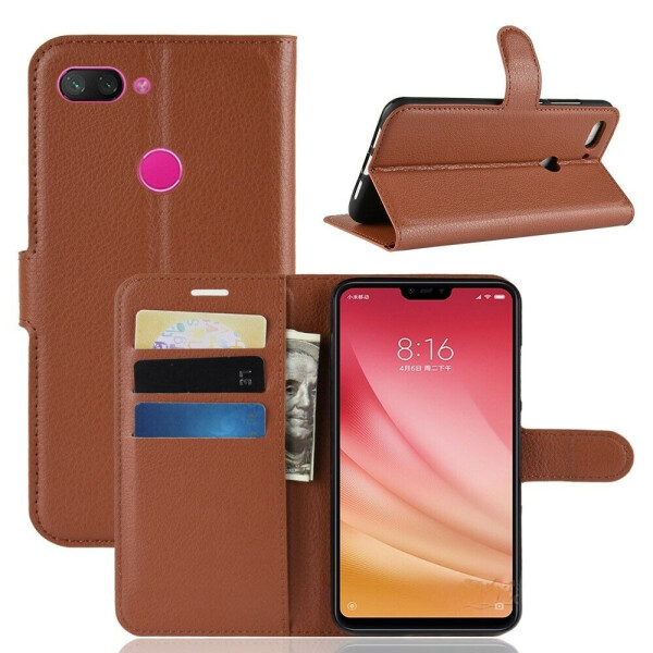 

Чехол-книжка Deexe Book Type для Xiaomi Mi 8 Lite - Brown