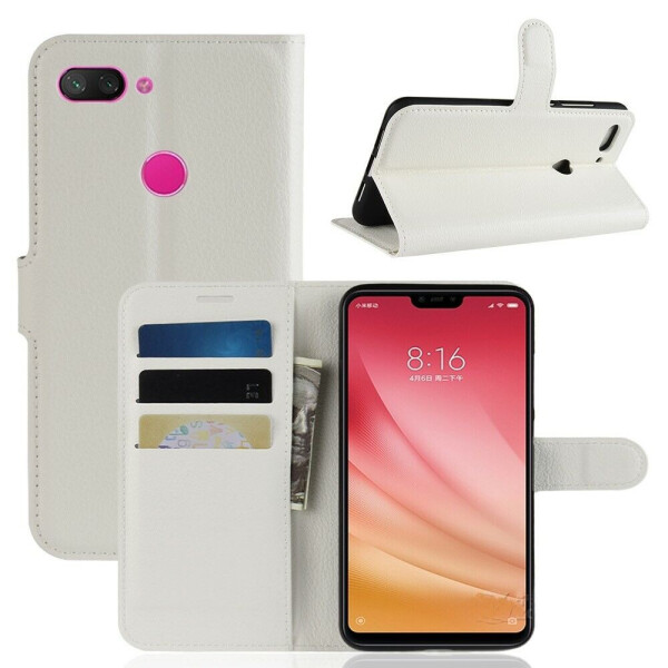 

Чехол-книжка Deexe Book Type для Xiaomi Mi 8 Lite - White