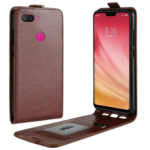 

Чехол Deexe Flip Case для Xiaomi Mi 8 Lite - Brown