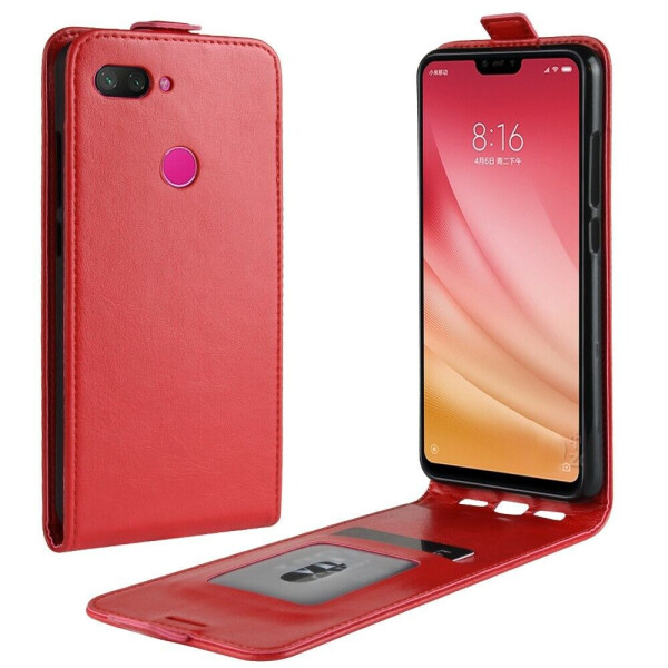 

Чехол Deexe Flip Case для Xiaomi Mi 8 Lite - Red