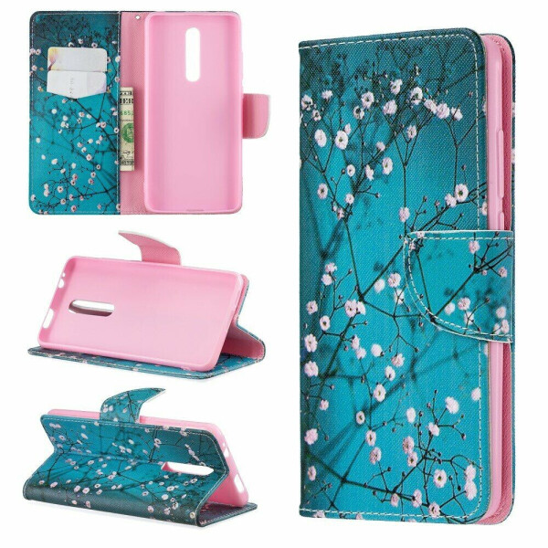 

Чехол-книжка Deexe Color Wallet для Xiaomi Mi 9T / Mi 9T Pro / Redmi K20 / Redmi K20 Pro - Tree with Flowers