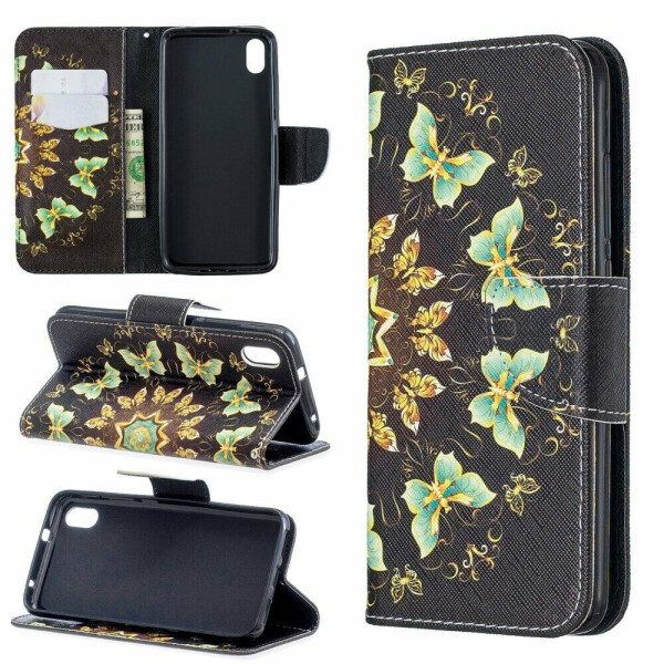 

Чехол-книжка Deexe Color Wallet для Xiaomi Redmi 7A - Colorized Butterfly