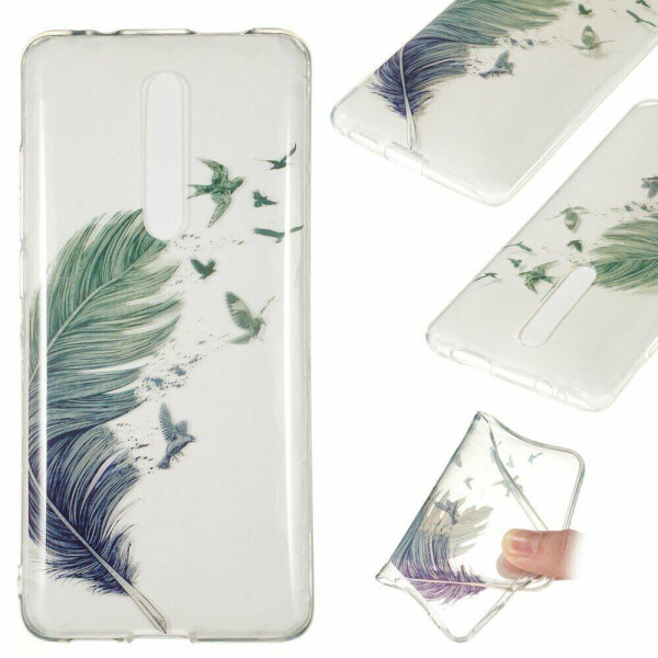 

Силиконовый (TPU) чехол Deexe Pretty Glossy для Xiaomi Mi 9T / Mi 9T Pro / Redmi K20 / Redmi K20 Pro - Feathers