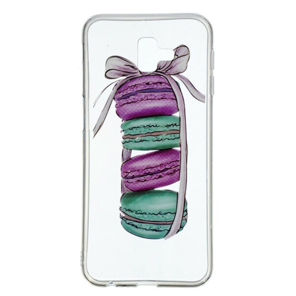 

Силиконовый (TPU) чехол Deexe Pretty Glossy для Samsung Galaxy J6+ (J610) - Macaroon Printing TPU