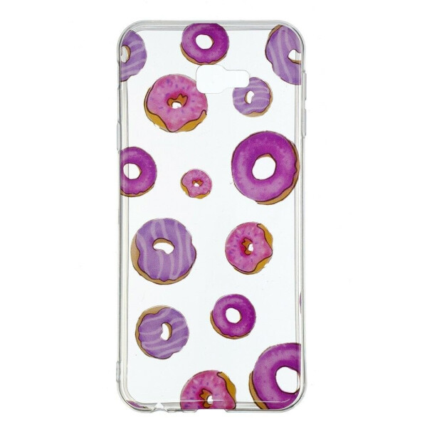 

Силиконовый (TPU) чехол Deexe Pretty Glossy для Samsung Galaxy J4+ (J415) - Doughnut