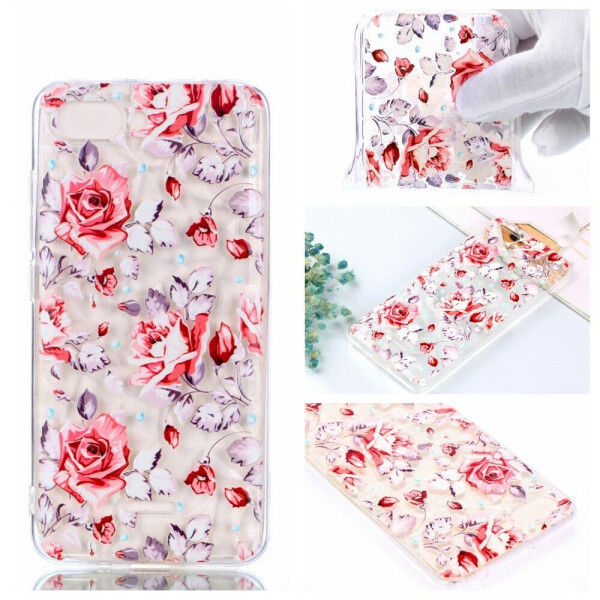 

Силиконовый чехол UniCase 3D Diamond Pattern для Xiaomi Redmi 6A - Vivid Flowers