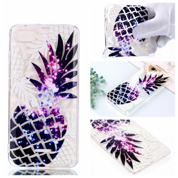 

Силиконовый чехол UniCase 3D Diamond Pattern для Xiaomi Redmi 6A - Purple Pineapple