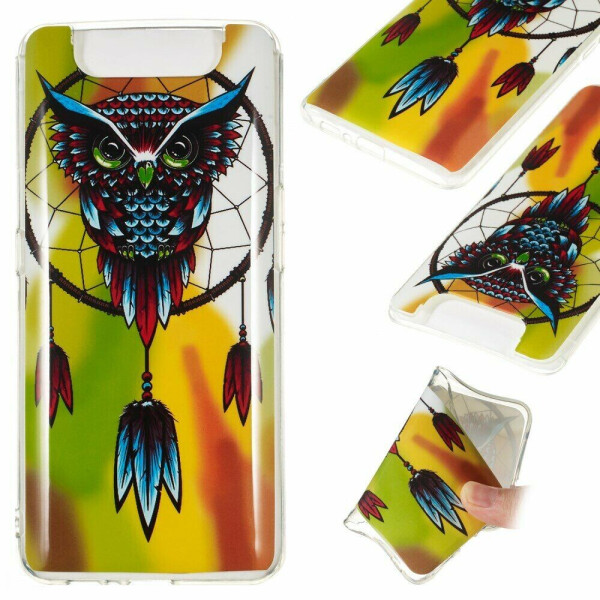 

Силиконовый (TPU) чехол Deexe LumiCase для Samsung Galaxy A80 (A805) - Owl and Dream Catcher