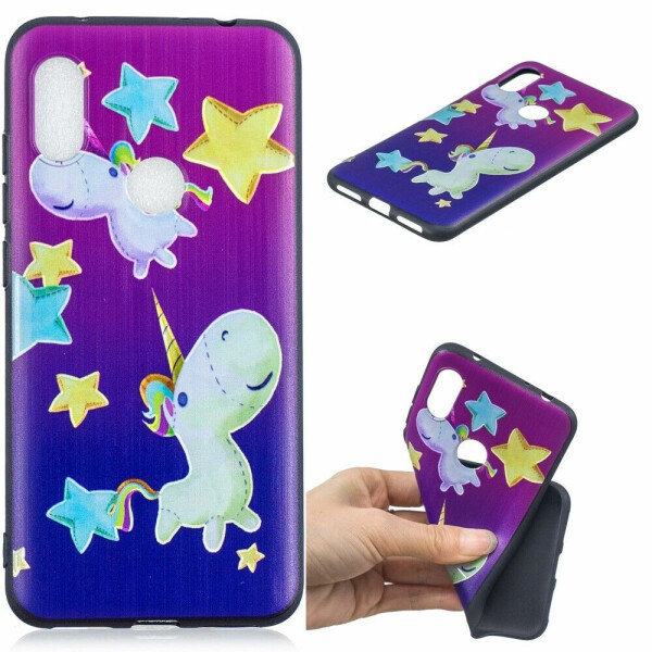

Силиконовый (TPU) чехол UniCase Color Style для Xiaomi Redmi Note 6 / Note 6 Pro - Star and Unicorn