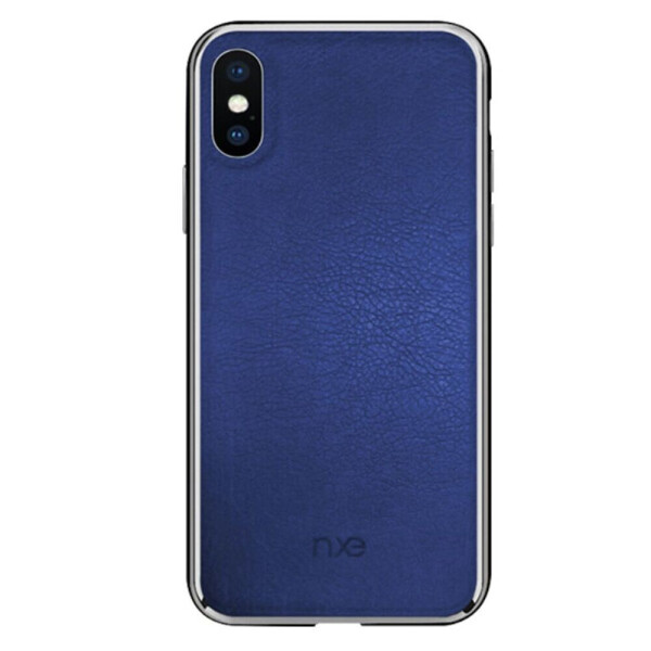 

Защитный чехол NXE Genuine Leather Cover для Apple iPhone X / iPhone XS - Blue