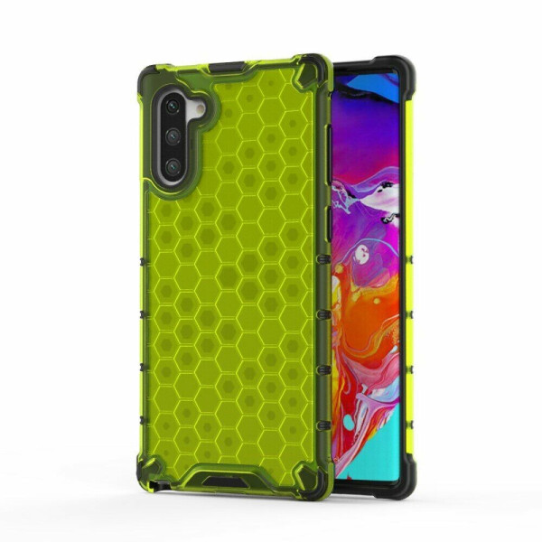 

Защитный чехол Deexe Honeycomb Series для Samsung Galaxy Note 10 (N970) - Green