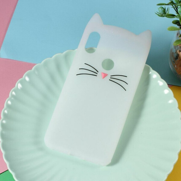 

Силиконовый (TPU) чехол Deexe Cat 3D Series для Xiaomi Redmi Note 6 / Note 6 Pro - Transparent