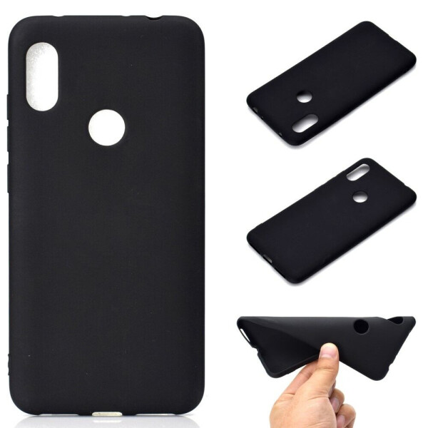 

Силиконовый (TPU) чехол Deexe Matte Case для Xiaomi Redmi Note 6 / Note 6 Pro - Black