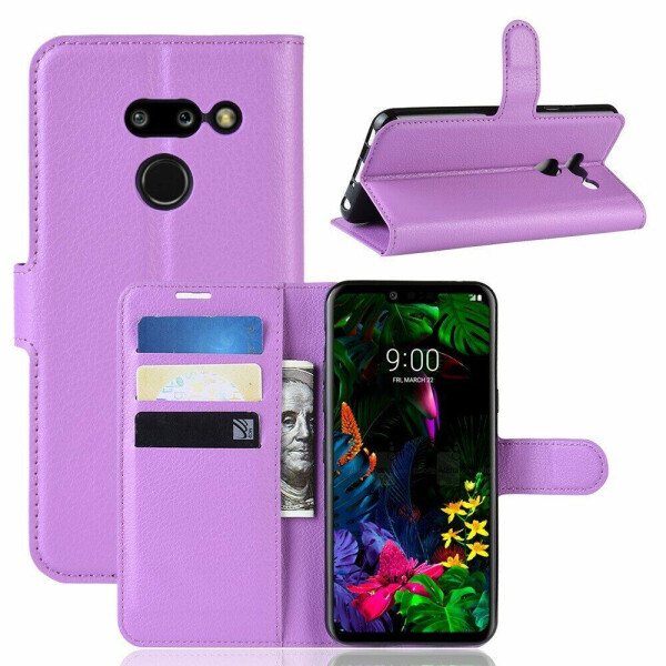 

Чехол-книжка Deexe Book Type для LG G8 ThinQ - Purple
