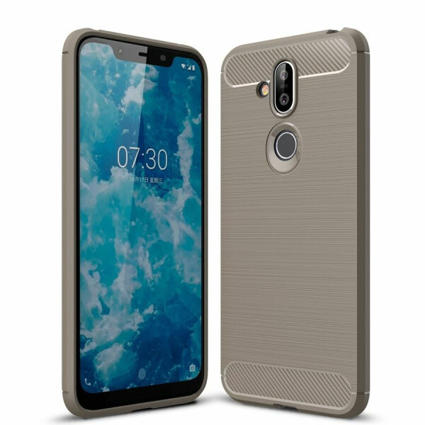 

Защитный чехол UniCase Carbon для Nokia 7.1 Plus - Grey