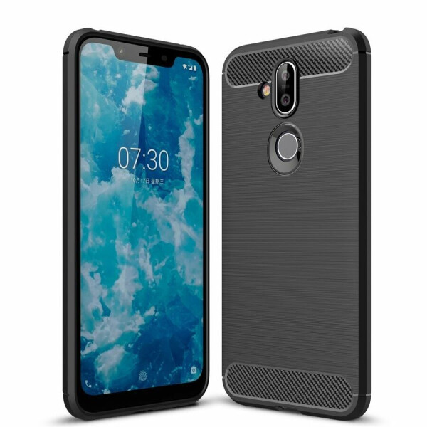 

Защитный чехол UniCase Carbon для Nokia 7.1 Plus - Black