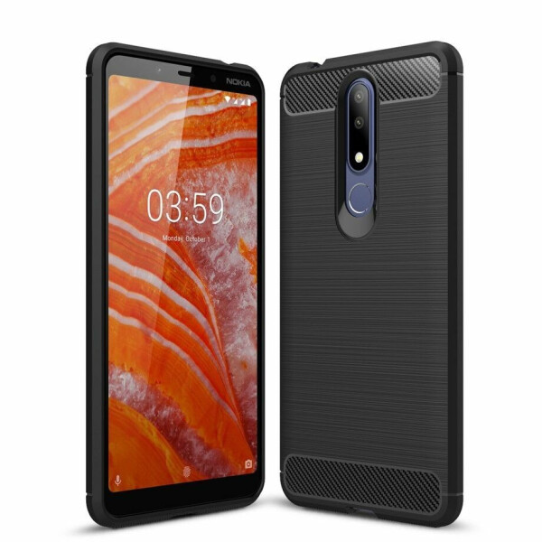 

Защитный чехол UniCase Carbon для Nokia 3.1 Plus - Black