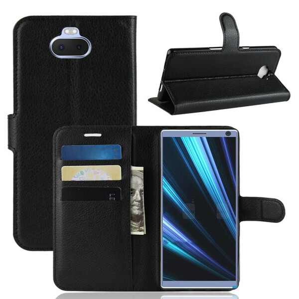 

Чехол-книжка Deexe Book Type для Sony Xperia 10 Plus - Black