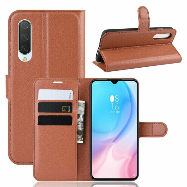 

Чехол-книжка Deexe Book Type для Xiaomi Mi CC9 / Mi 9 Lite - Brown