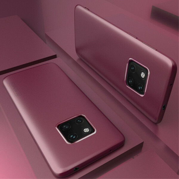 

Силиконовый (TPU) чехол X-LEVEL Matte для Huawei Mate 20 Pro - Wine Red