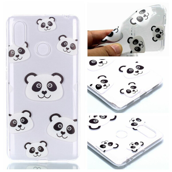 

Силиконовый (TPU) чехол Deexe Pretty Glossy для Xiaomi Mi Max 3 - Panda
