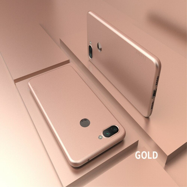 

Силиконовый (TPU) чехол X-LEVEL Matte для Xiaomi Mi 8 Lite - Gold