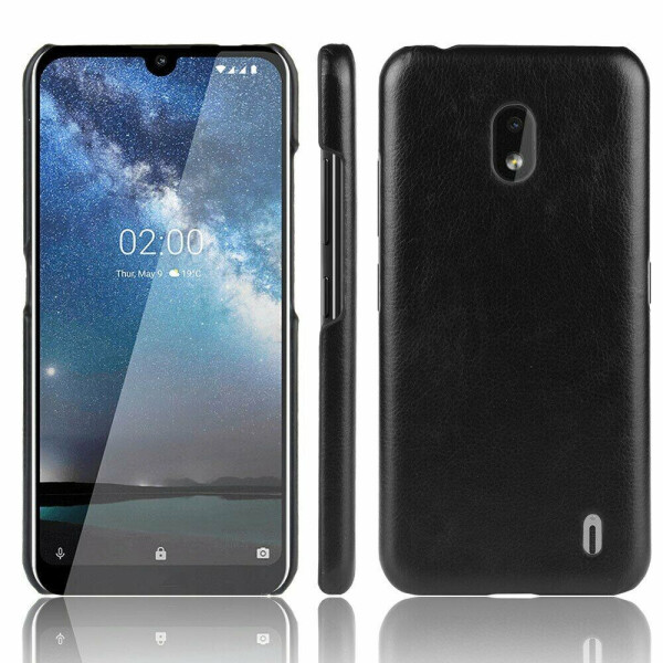 

Защитный чехол Deexe Leather Back Cover для Nokia 2.2 - Black