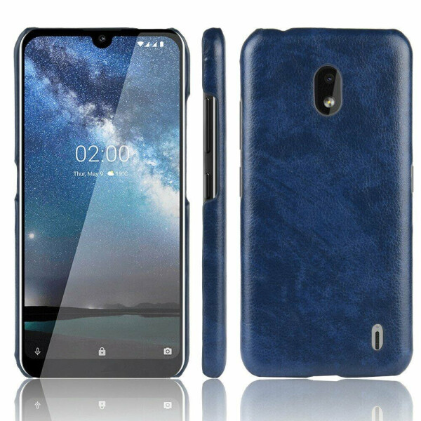 

Защитный чехол Deexe Leather Back Cover для Nokia 2.2 - Blue