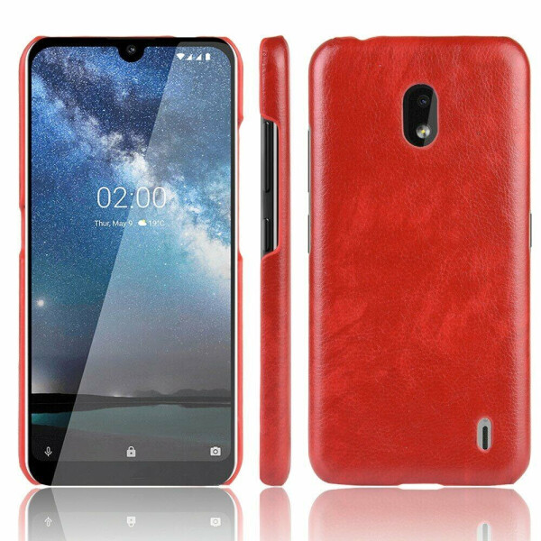 

Защитный чехол Deexe Leather Back Cover для Nokia 2.2 - Red